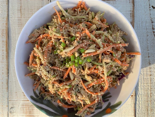 Healthy No Mayo Almond Chicken Salad Recipe With Organic Once Again Lightly Toasted Crunchy Almond Butter