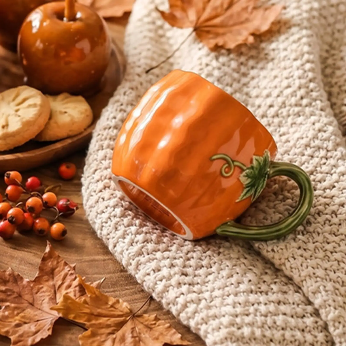Enchanted Pumpkin Mug Ceramic Cups For Cozy Fall Vibes And Autumn Drinks Like PSL Pumpkin Spice Latte Recipes