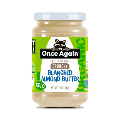 Once Again Organic Blanched Almond Butter Crunchy 12oz