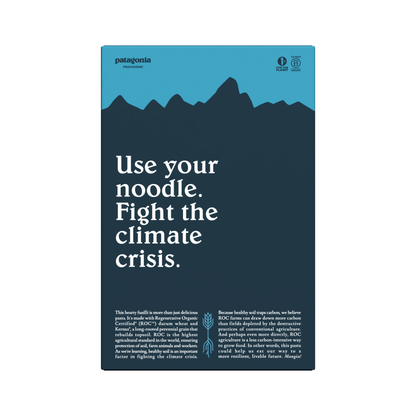 Patagonia Provisions Organic Fusilli Pasta Fight Climate Crisis