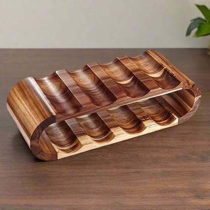 Real Wood Wine Rack Made Of Acacia Wood