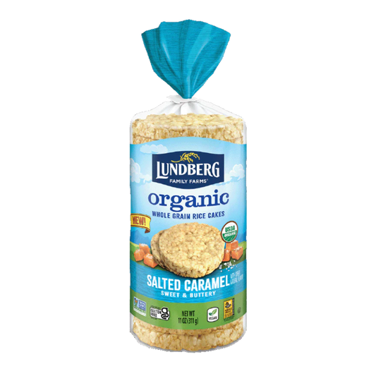 Lundberg Family Farms Organic Brown Rice Cakes Salted Caramel 11oz