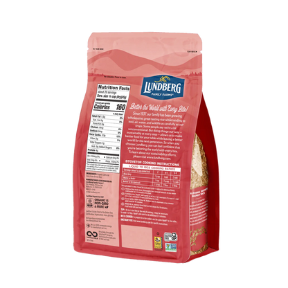 Lundberg Brown Basmati Organic Rice Nutrition Facts Gluten Free Ingredients