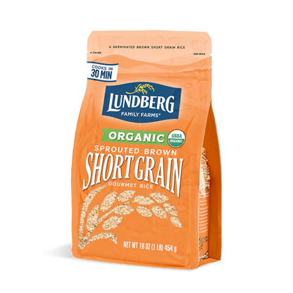 Lundberg Family Farms Organic Sprouted Brown Short Grain Rice 16oz
